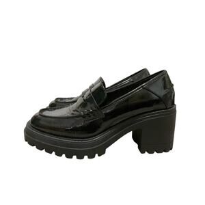 Seychelles Platform Loafer Women Black 7.5